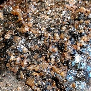 Apatite in mica matrix